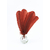 plume palette de dinde orange rouille