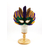 masque plume oie faisan jaune violet