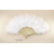 eventail plume dinde marabout blanc