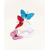 papillons en plume ros bleu rouge blanc