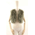 gilet en plume pour femme kaki