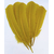 plume palette de dinde grande rigide moutarde jaune