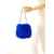 sac plume dinde bleu royal petit