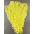 plume autruche souple legere jaune