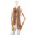 boa autruche volume marron clair sepia