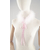 col en plume duvet rose pale