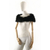 col plume noir jolie