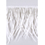 galon plume tige d'oie blanc de qualite