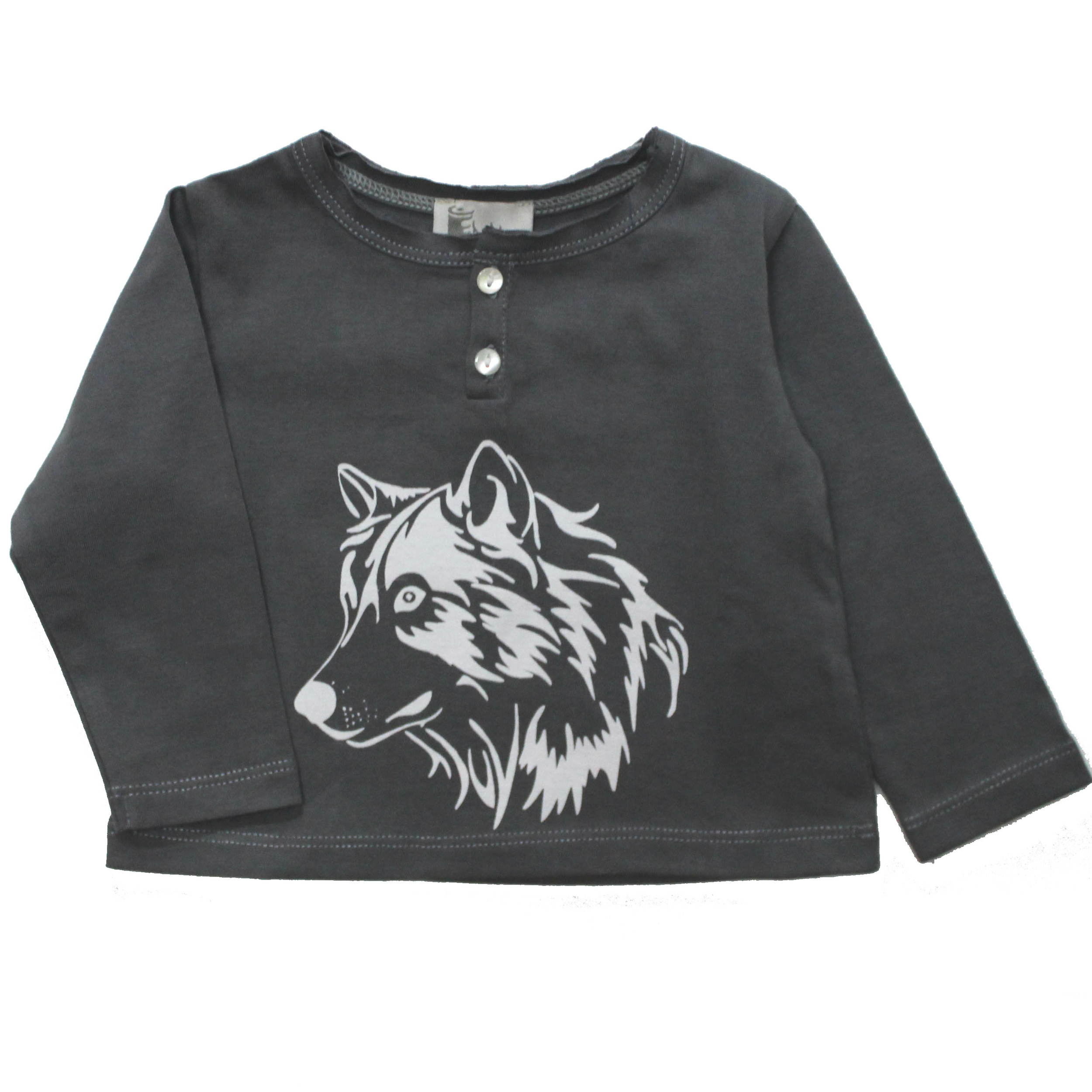 TS BB CHIEN-GRIS SMOCKED-1