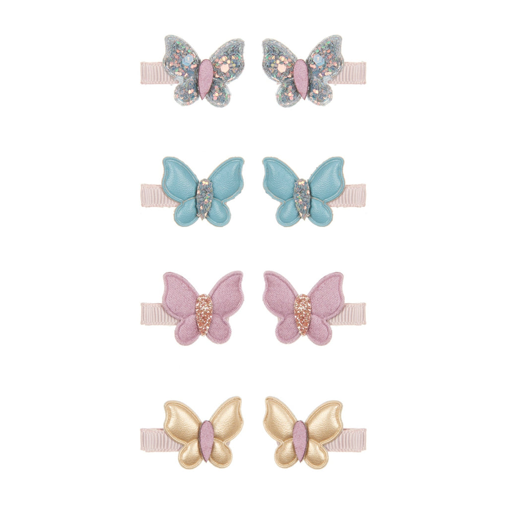Barretes mini crocro papillon