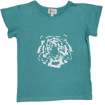 t-shirt lagon tigre blanc