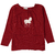Pull-col-rond-fille-cheval-grenat