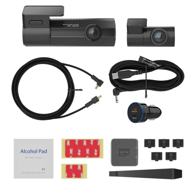dashcam voiture blackvue elite 8 2ch packaging