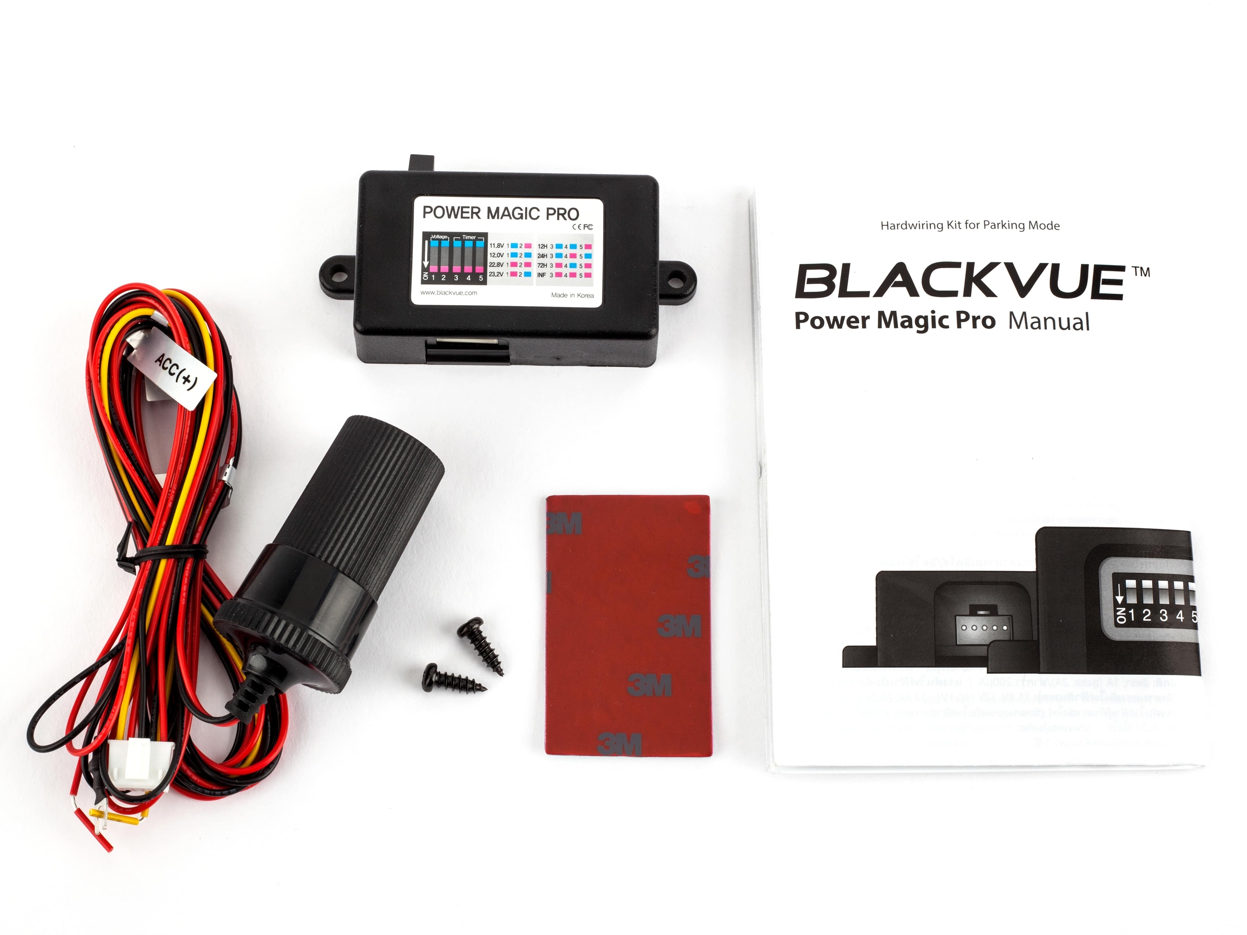 accessoire dashcam blackvue kit fusible packaging