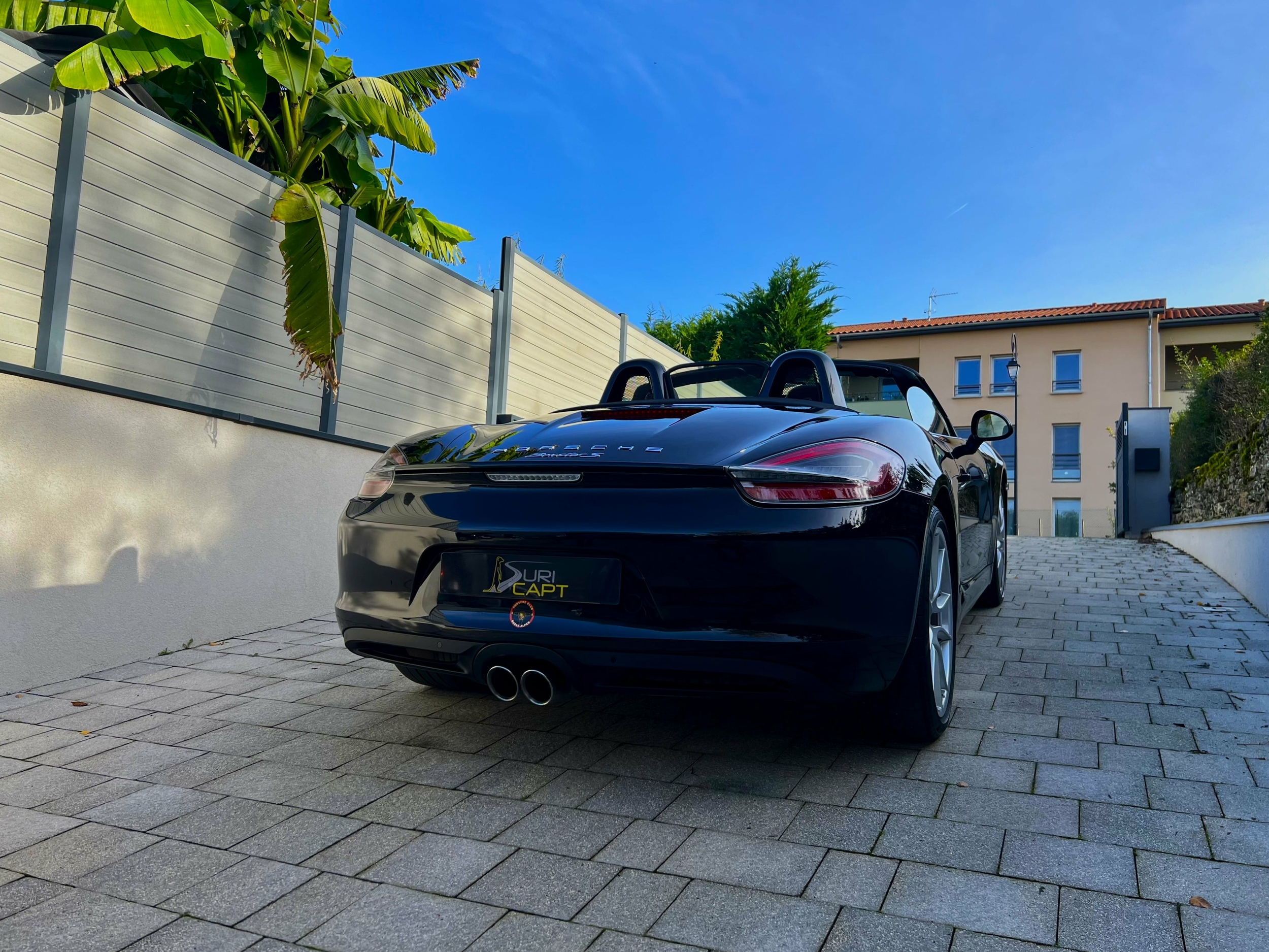 installation dashcam blackvue dr750x 1ch plus sur Porsche Boxster