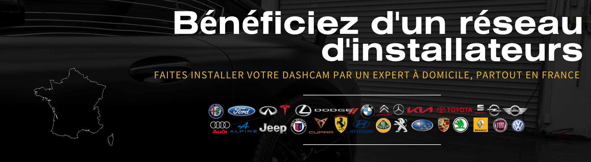 faites installer votre dashcam blackvue installateurs agréés partout en France 