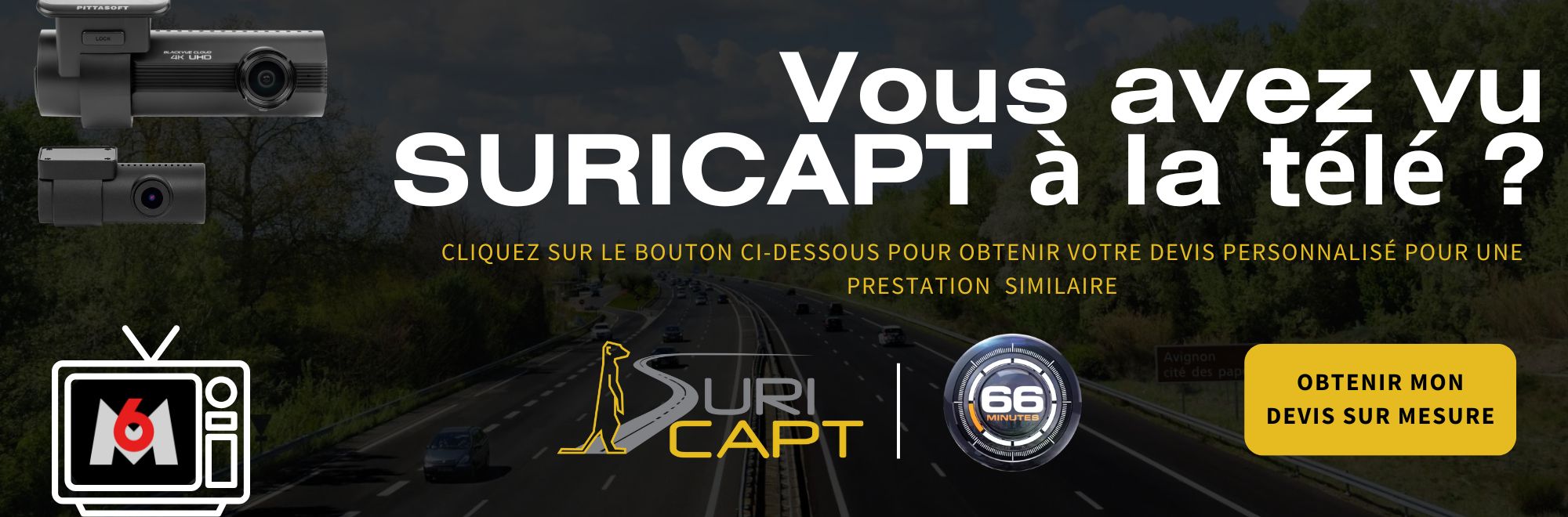 reportage dashcam voiture sécurité caméra blackvue 66minutes
