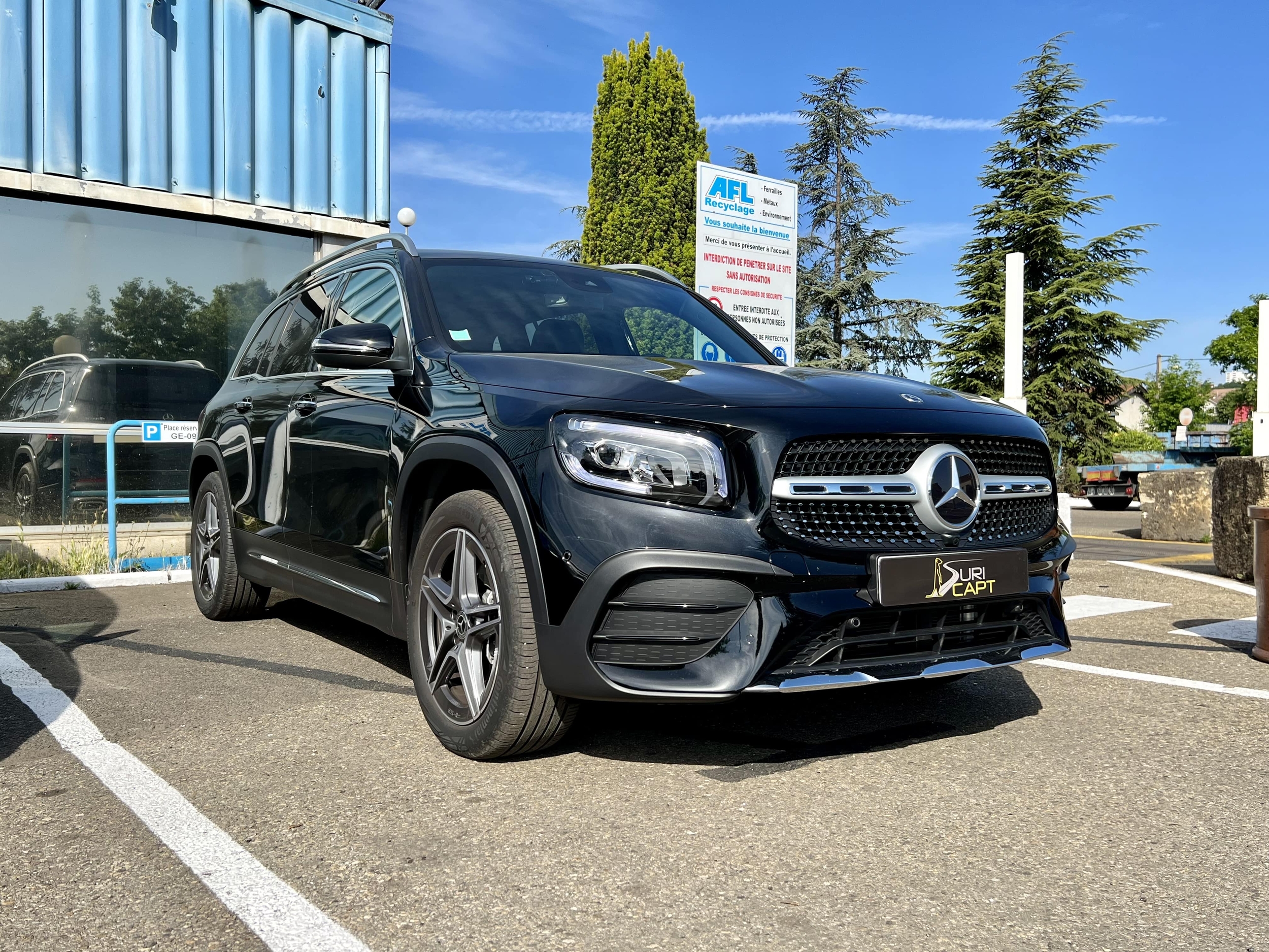 dashcam blackvue dr750x 2ch plus sur mercedes benz glb