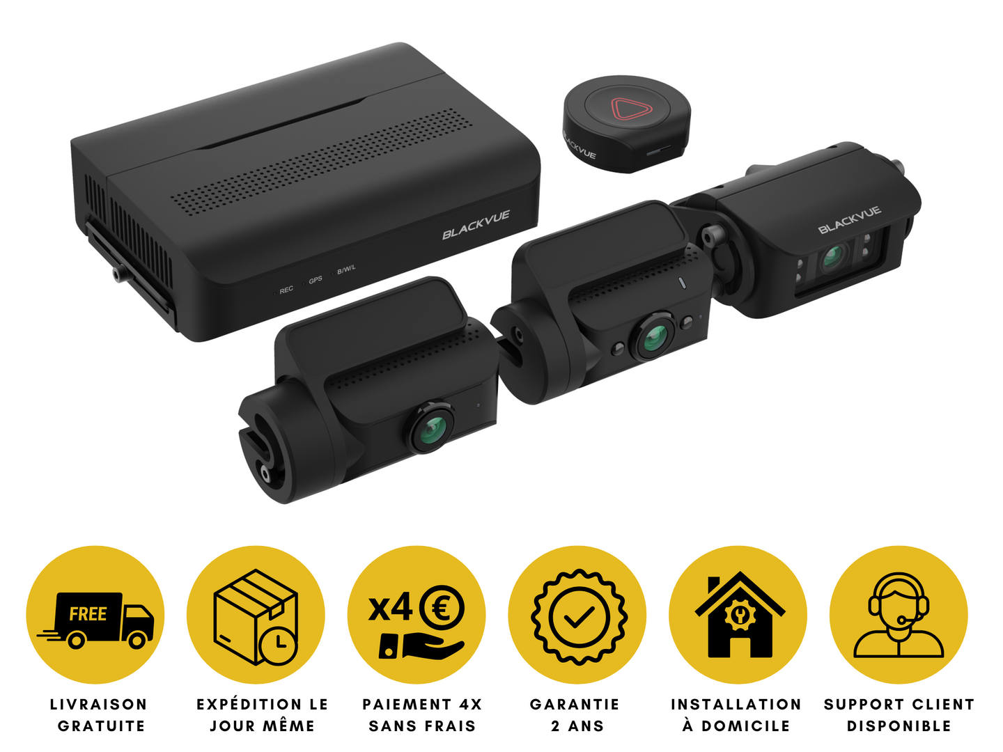 Dashcam BlackVue utilitaire DR770X BOX Truck Professionnel