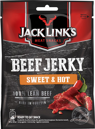 JACK LINK\'S BEEF JERKY SWEET & HOT PM