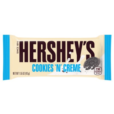 HERSHEY\'S TABLETTE CHOCOLAT COOKIES & CREAM