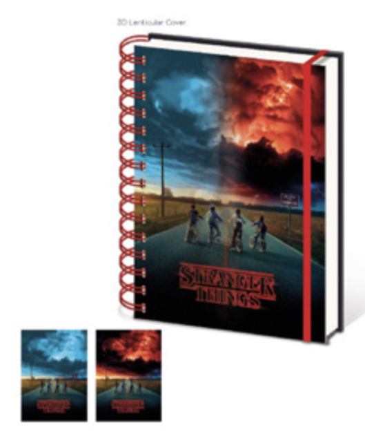 NOTEBOOK LENTICULAIRE STRANGER THINGS