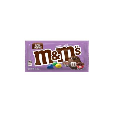 Bonbons au chocolat noir et brownie au fudge M&M's