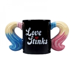 mug 3D harley quinn love stinks 2