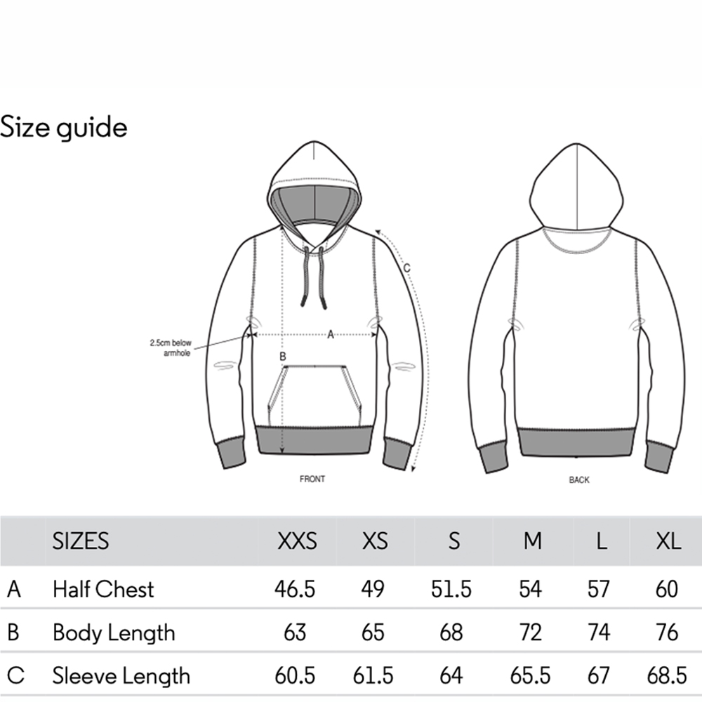 guide-tailles-hoodie-unisexe-balen