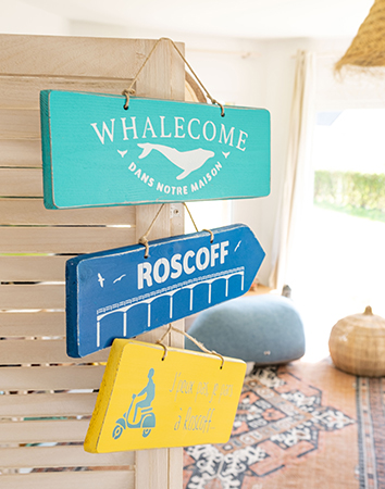 pancartes decoratives bois