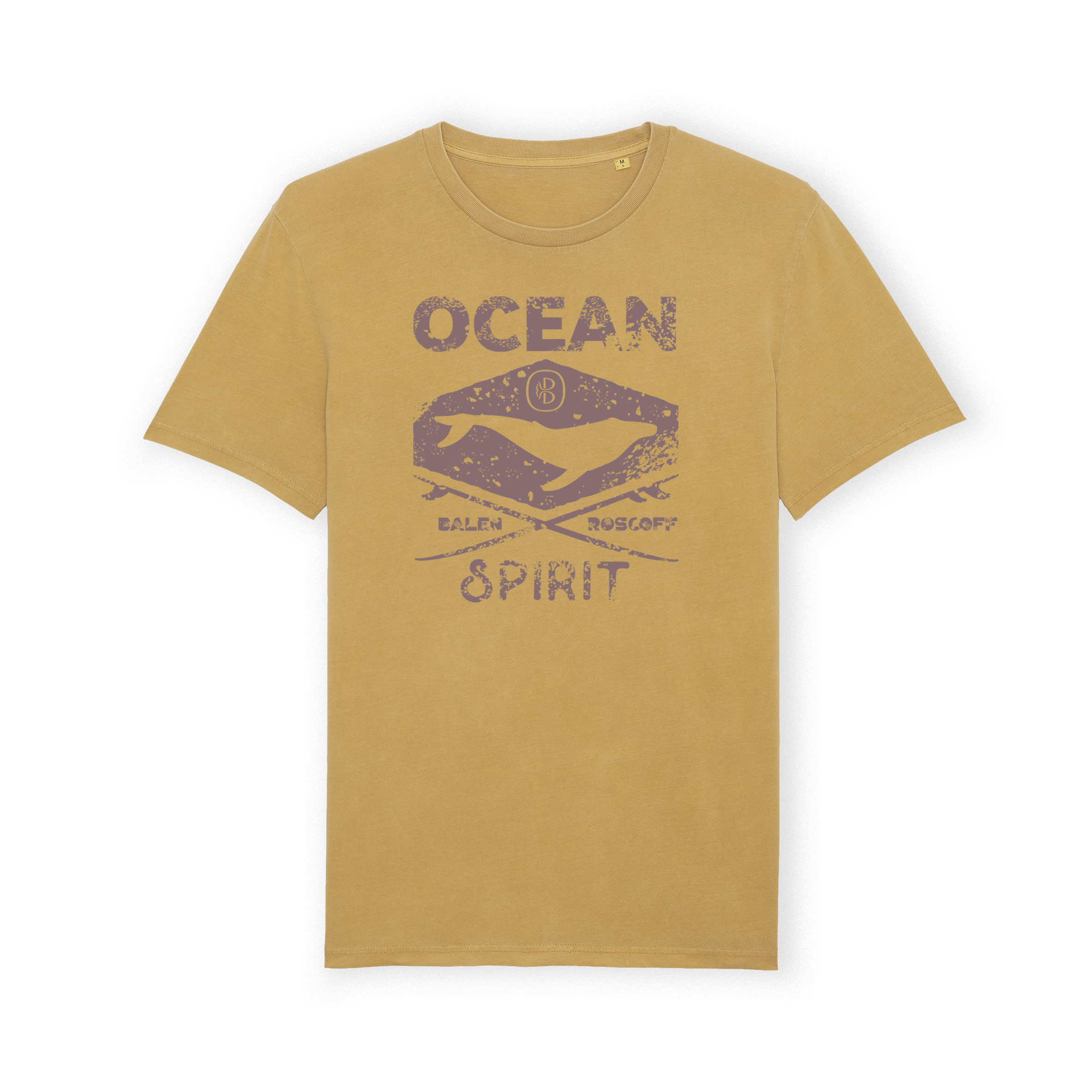 T-shirt UNISEXE vintage jaune Ocean spirit