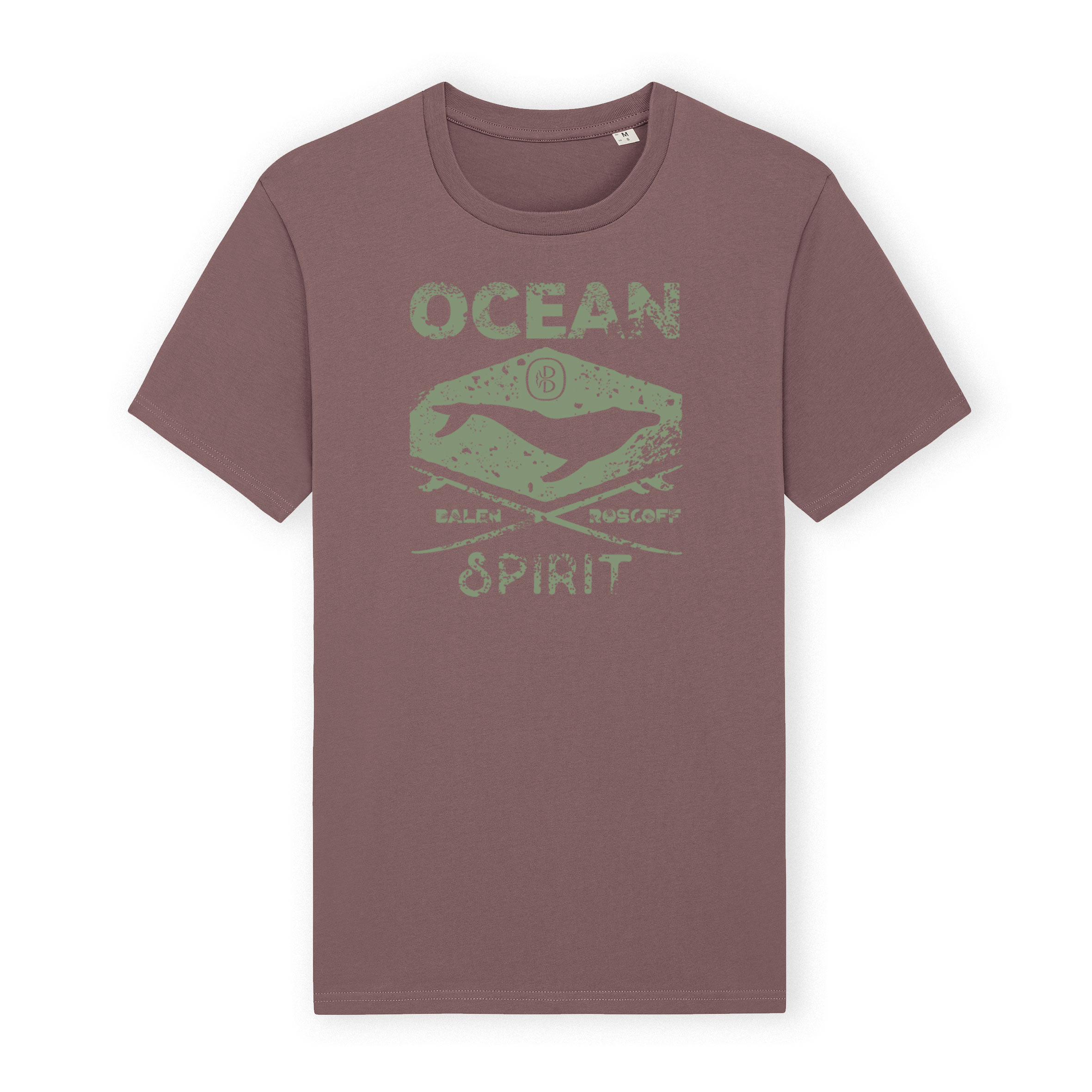 T-shirt UNISEXE Ocean spirit vintage grenat