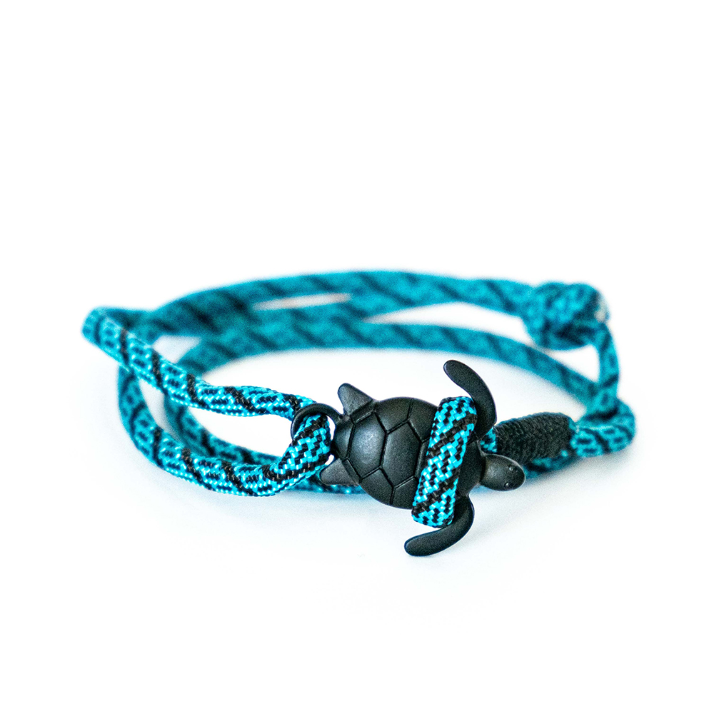 Bracelet Ocean Deep tortue marine noire