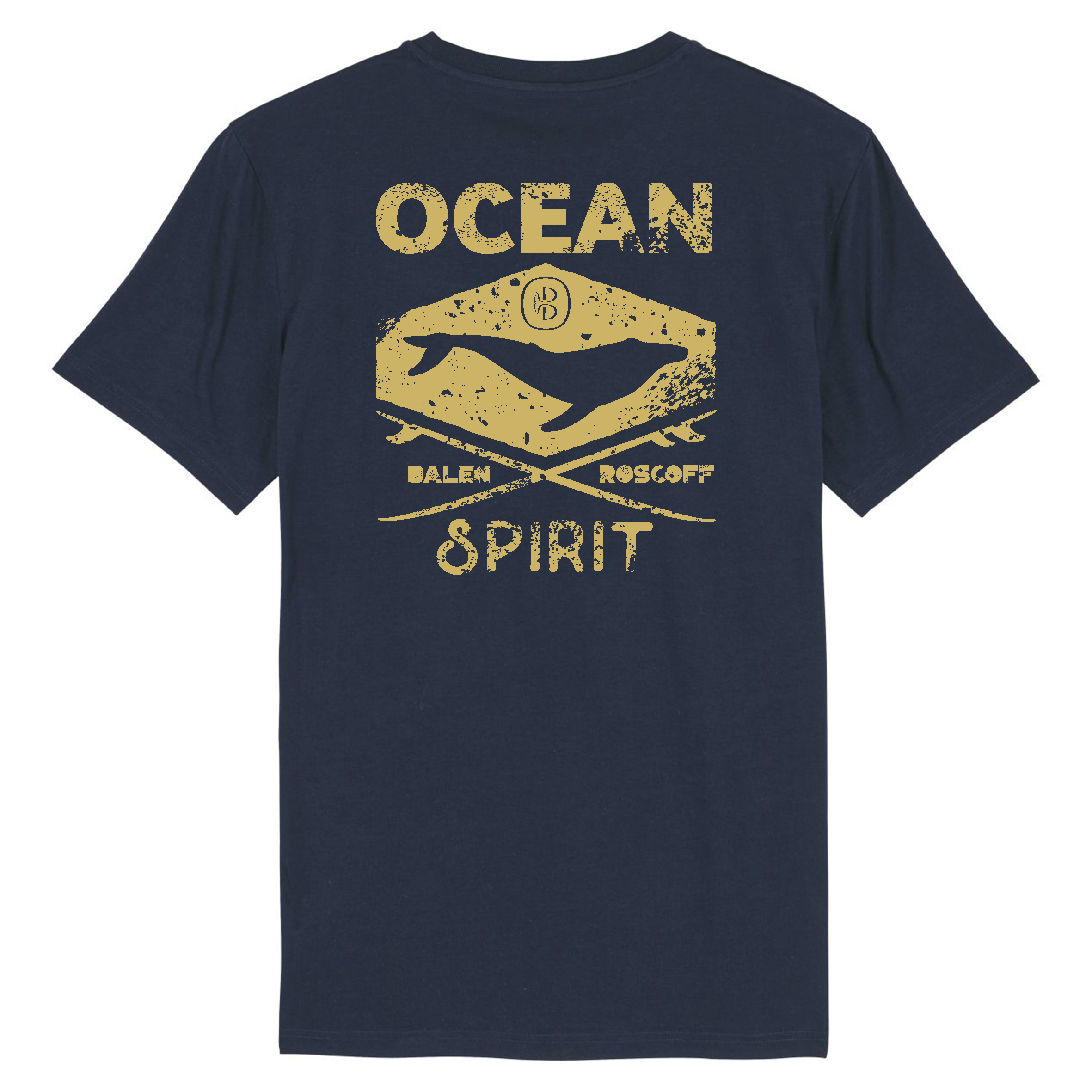 T-shirt UNISEXE Ocean spirit bleu marine