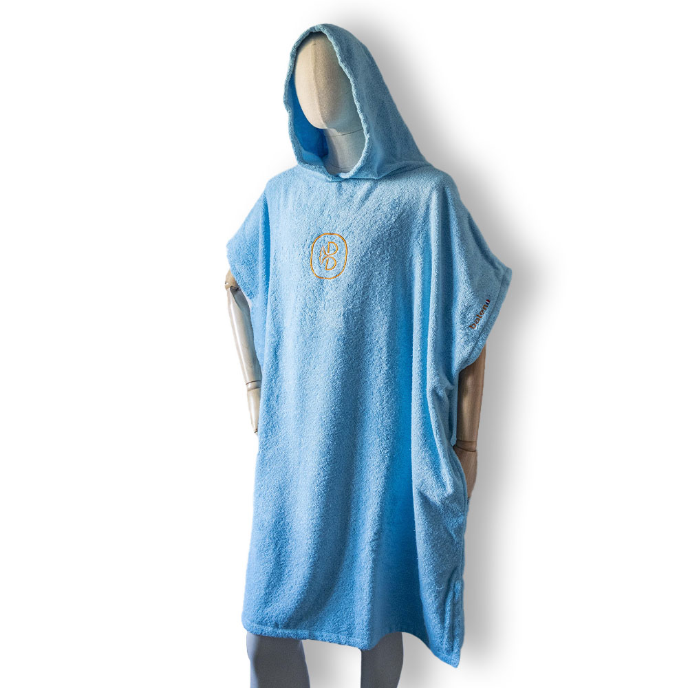 Poncho De Plage Capuche - Serviette Sèche-rapide Adulte/enfant - Océan Poisson, 3 Tailles - Pour Surf, Piscine, Vacances