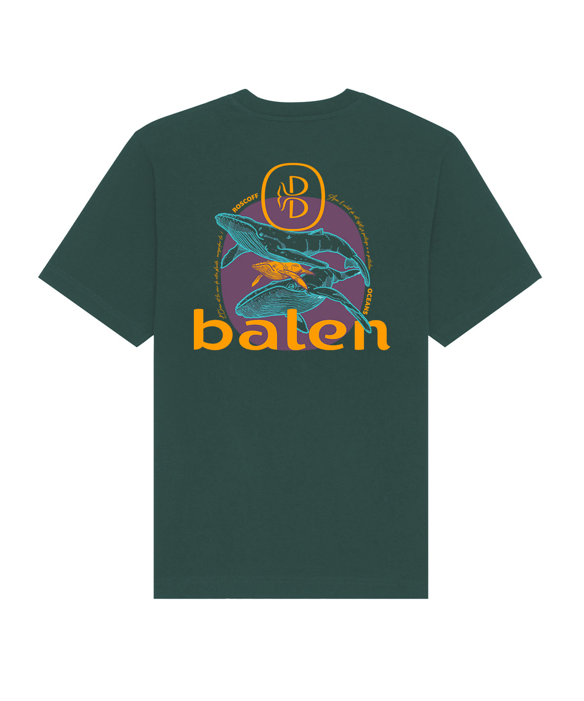 T-shirt UNISEXE Balen original, vert forêt