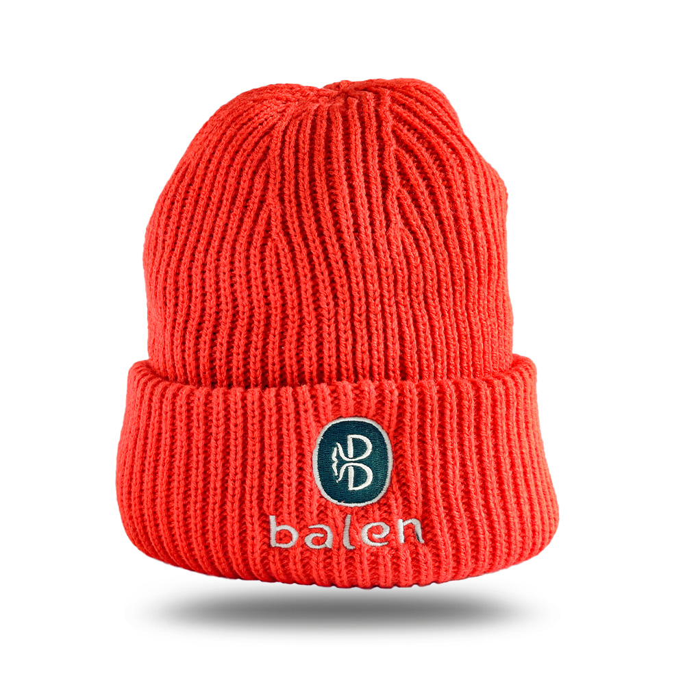 Bonnet Orque unisexe coupe-vent éco-responsable rouge