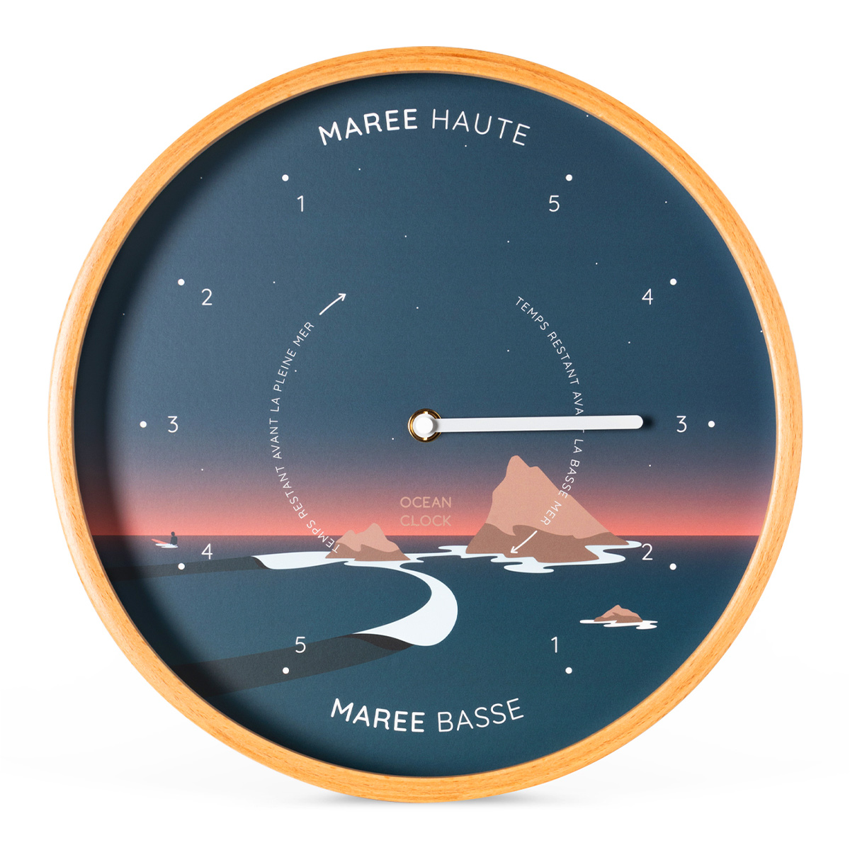 Horloge des marées Starlight (coucher de soleil