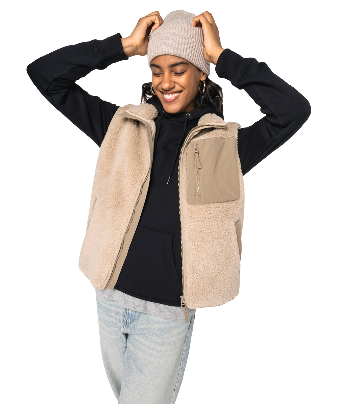 polaire-sans-manche-sherpa-balen-unisexe