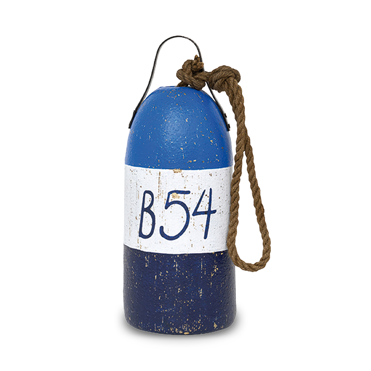 Déco bouée marine, bleu, blanc et bleu marine