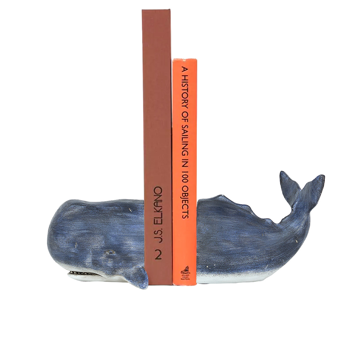 Serre livre Baleine-cachalot bleu nuit