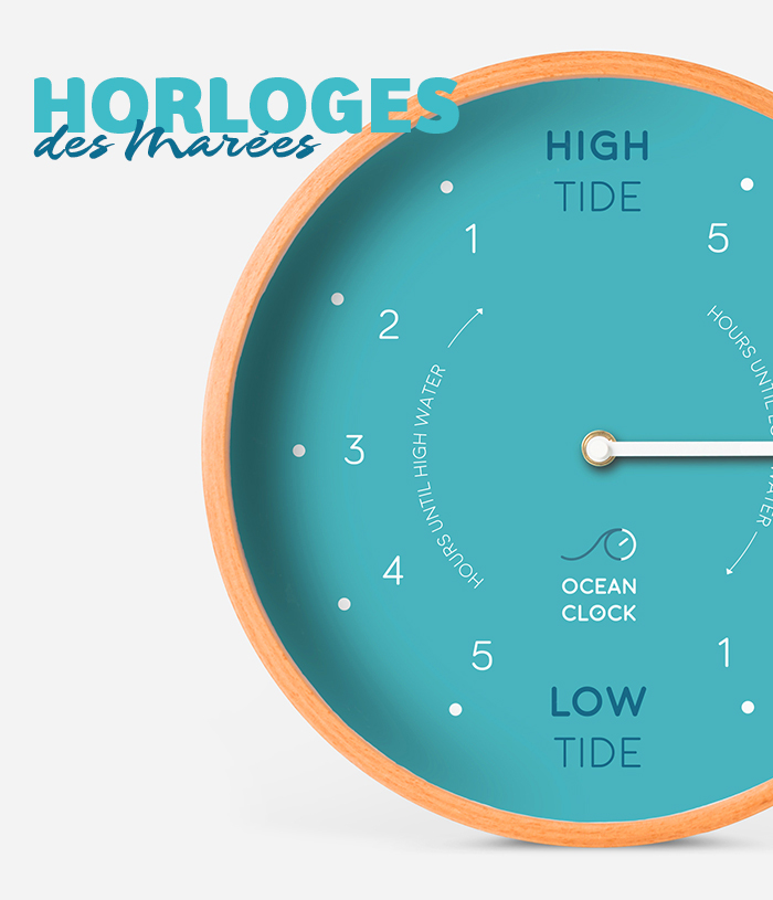 horloges marees ocean clock