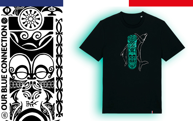 tee shirt oceania balen noir