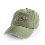 casquette-tissu-balen-flower-kaki