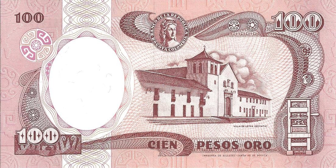 Colombie 100 pesos (1)