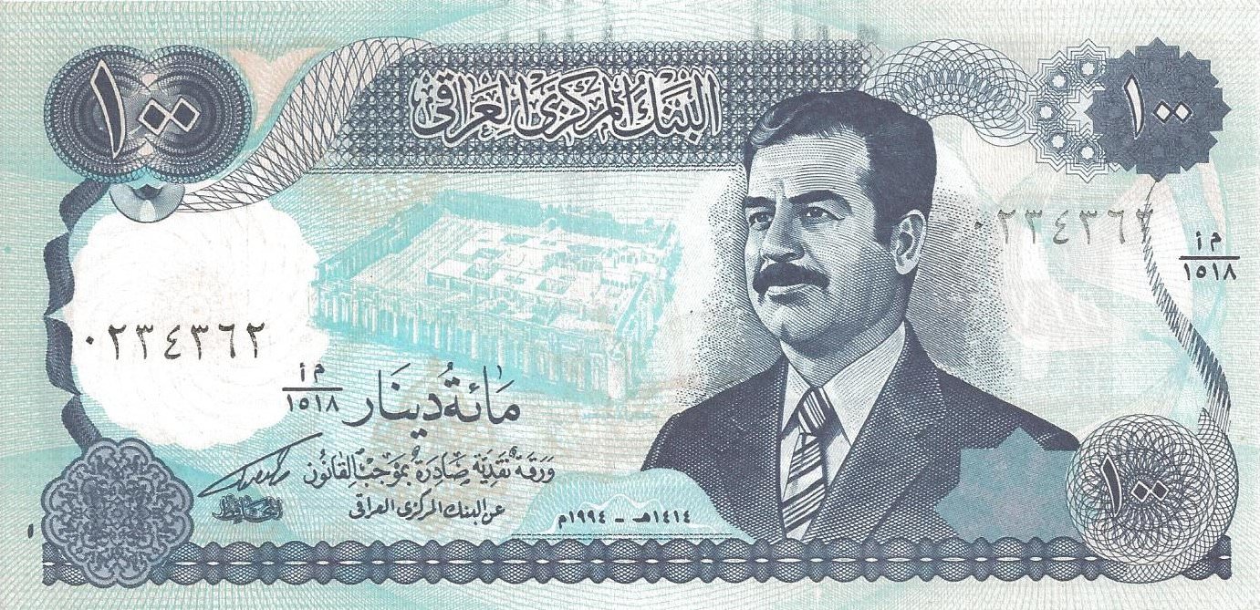 Irak 100 dinars