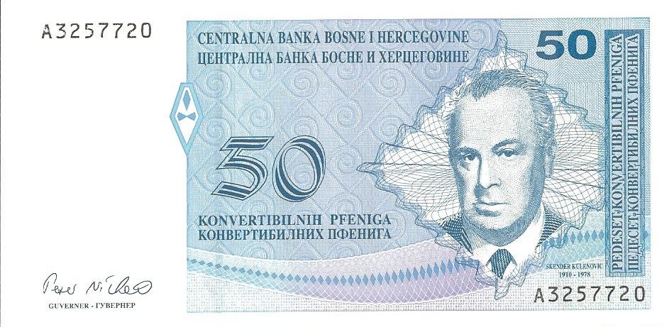 bosnie 50 dinara petit