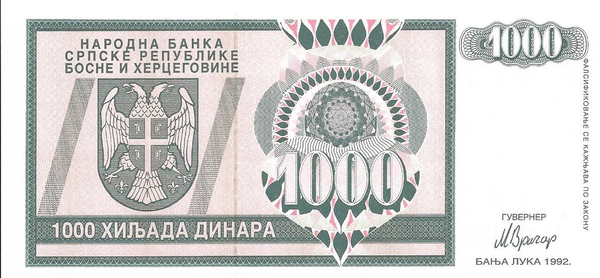 bosnie 1000 dinara 1992 (1)