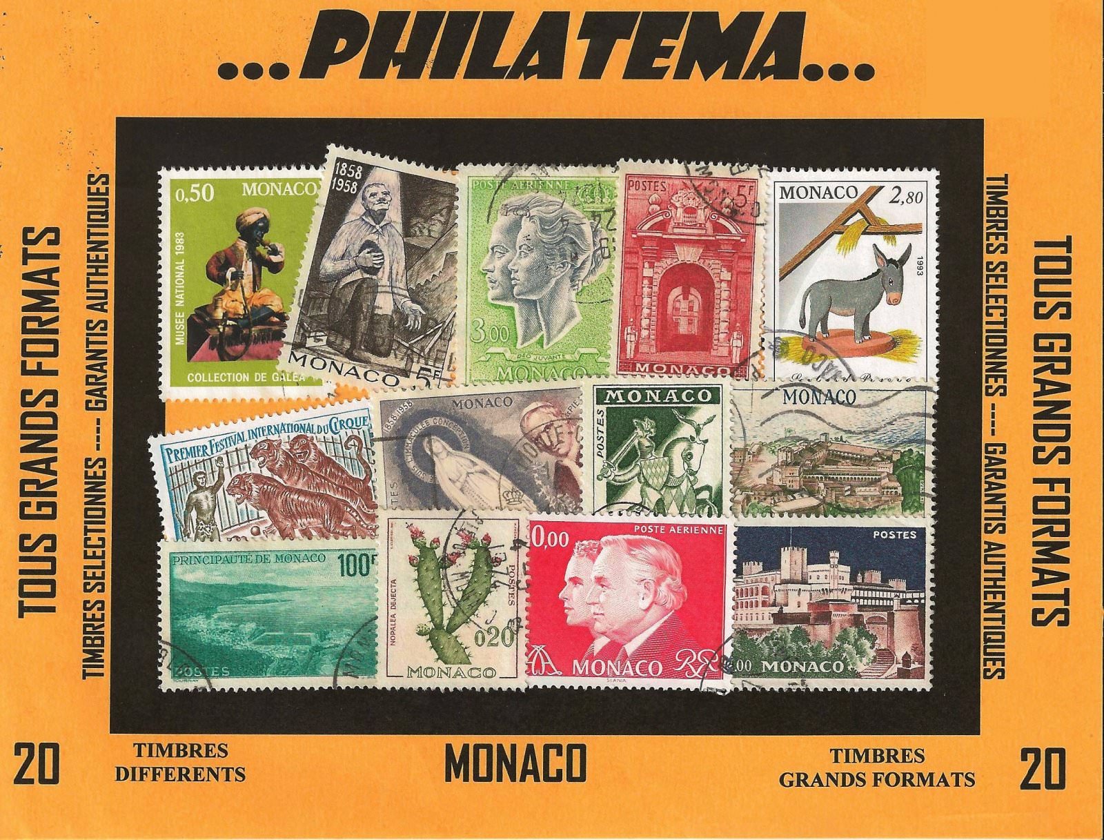 20 timbres MONACOd
