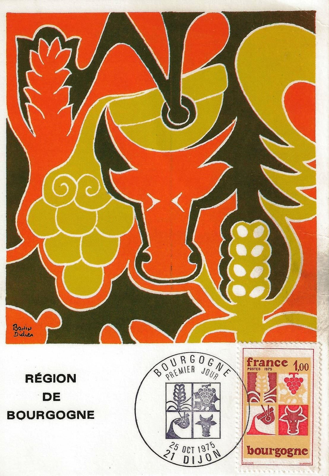 region de bourgogne 1980
